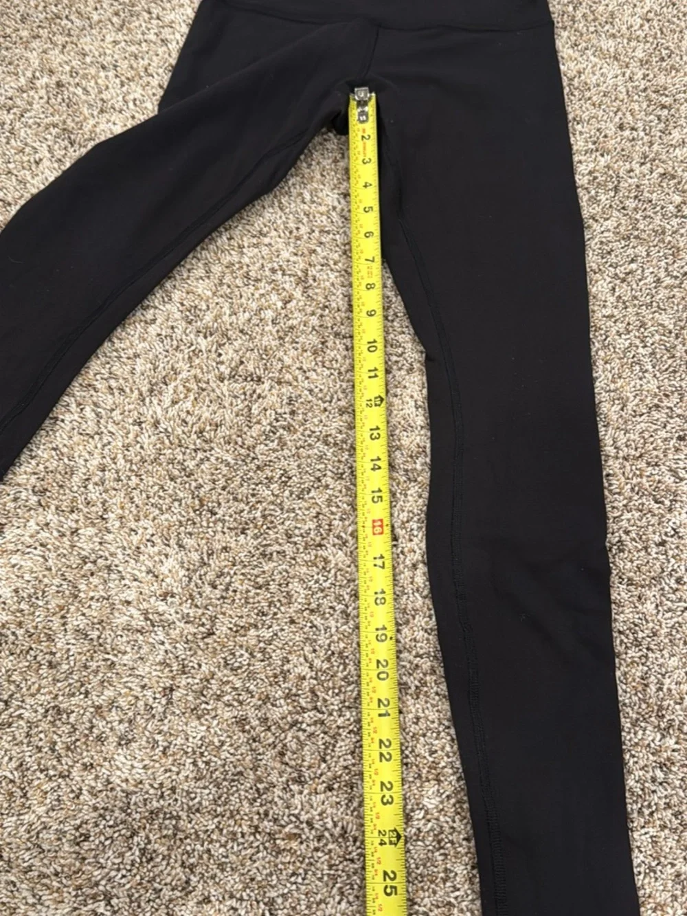 Lululemon 28” Black High-Waist Leggings